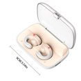 thumbnail image 2 of 5.0 Auriculares inalámbricos Bluetooth de conducción ósea Auriculares deportivos de música con oreja colgante con caja de carga, Rosa Inevent EL2345-04B, 2 of 7