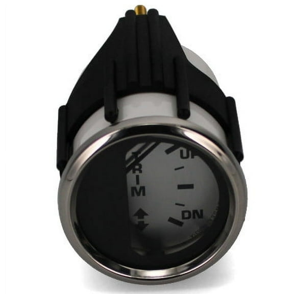 Faria Boat Trim Gauge GPC635A | 2 Inch Spun Silver Series