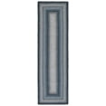 thumbnail image 2 of SAFAVIEH Braided Claes Bordered Reversible Runner Rug, Dark Gray/Blue, 2'3" x 8', 2 of 11