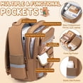 thumbnail image 4 of 28PCS Kawaii Capybara Backpack with Pencil Case & Stationery Set, 4 of 7