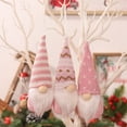 thumbnail image 2 of Christmas 3Pcs Christmas Gnome Ornaments Christmas Tree Decorations Pendant,Plush Doll Christmas Ornaments Set Holiday Party Decor, 2 of 4