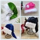 thumbnail image 4 of Gorro largo de felpa de 75cm para disfraz de Navidad, disfraz de Cosplay, gorro de Papá Noel para regalo para adultos, decoración navideña de Año Nuevo 2023, 4 of 4