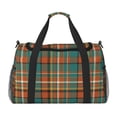 thumbnail image 1 of Balery colorful plaid Bolsa de Gimnasio para Mujeres, Bolsa de Viaje con Bolsillo Húmedo, Bolsa de Fin de Semana para Mujeres, Bolsa de Viaje Resistente al Agua, 1 of 7