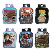15" Kids Yoda Wholesale Backpacks - Case of 24 Bulk Bookbags