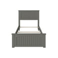 thumbnail image 5 of AFI Nantucket Twin XL Foundation Bed with Matching Footboard, Grey, 5 of 5