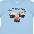 thumbnail image 4 of Inktastic Kawaii How I Roll Sushi Boys or Girls Baby T-Shirt, 4 of 5