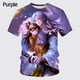 thumbnail image 4 of Verano Nueva Manga 2023 Corto anime inuyasha 3d Camiseta Impresión Moda Cuello Redondo casual top, 4 of 4