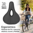 thumbnail image 4 of Asiento para bicicleta 260 x 175mm ancho antiprostatico negro TL-2101 Teide, 4 of 7
