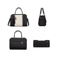 thumbnail image 4 of Bolsa Mujer Dama Moda Cartera Crossbody Blanco con Negro Lab.G  Bolsa tote, 4 of 4