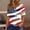A01 Multicolor, variant on Or Patriotic Shirts for Women Short Sleeve 4Th of July Tops V Neck American Flag Shirt Star Striped Graphic Blouse Usa T Shirt Womens Clothing