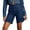 Dark Blue, variant on MLCDZ Jean Shorts for Women High Waisted Trendy Stretchy Denim Short Pants Inseam Summer Casual Loose Beach Vacation Jorts with Pockets