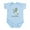 Sky Blue, variant on CafePress - Mad Scientist Infant Bodysuit - Baby Light Bodysuit, Size Newborn - 24 Months