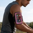 thumbnail image 4 of Universal Armband For Cycling Running Hiking Sports Secure Fit Phone Holder With Adjustable Strap Reflective Design, 4 of 5