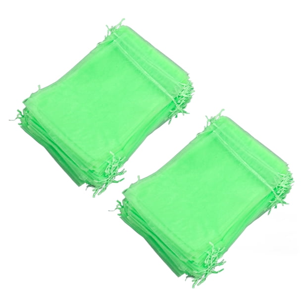 Bolsa de red reutilizable para frutas, 100 unidades de red de protección para frutas, bolsa de protección para frutas verdes, bolsa de protección para frutas, características líderes en su clase