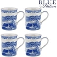 thumbnail image 6 of Spode Blue Italian Large Porcelain Coffee Mugs, Set of 4, 12 oz, Blue White, 6 of 6