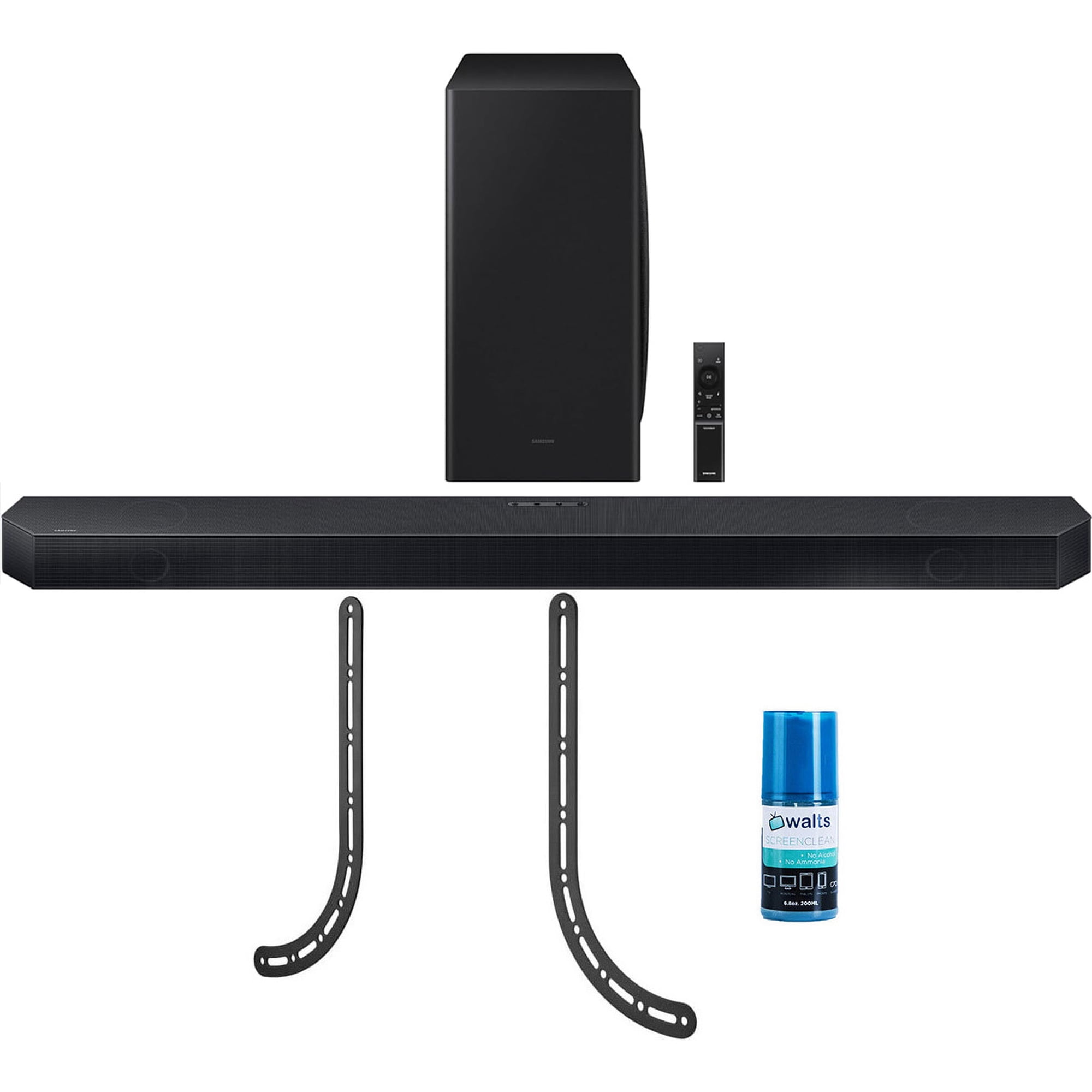 Samsung HW-QS730D 3.1.2ch Soundbar with True Dolby Atmos Sound with a Walts TV SOUNDBAR-MOUNT for Compatible Soundbars Under 15lb and Walts HDTV Screen Cleaner Kit (2024)