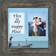 thumbnail image 3 of Fishermans Happy Place, Fishing Gifts, Beach, Boating or Fishing Decor, Personalized Picture Frame, 10X10 9724, 3 of 6