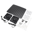 thumbnail image 2 of Extractor de aire Solar, 15W, 12V CC, silicio monocristalino, IPX7, Panel Solar resistente al agua, extractor para invernadero, gallinero, casas para mascotas, 2 of 5