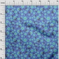 thumbnail image 3 of oneOone Cotton Flex Medium Purple Fabric Leaves & Clover Dress Material Fabric Print Fabric By The Yard 40 Inch Wide, 3 of 6