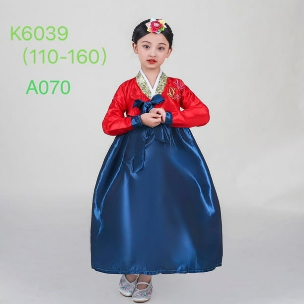 Ready stock Hanbok , Para Niños , Ropa Coreana Niñas Coreanas Étnica Disfraz De Halloween Cosplay
