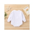 thumbnail image 3 of Kiapeise Infant Baby Girls Romper Long Sleeve Love Heart Print Bodysuit Toddler Casual Spring One-Piece Clothes, 3 of 8