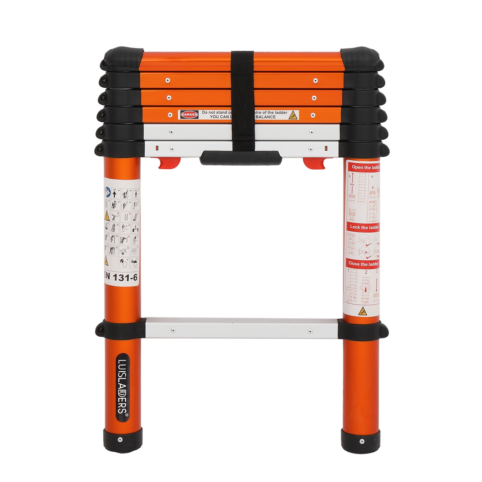 STEPTECH Telescoping Ladder 9.5 ft Aluminum Telescopic Extension Ladder  Anti-Pinch Collapsible Folding Ladders for Home Loft RV Ladder 330 lbs  Capacity : Buy Online at Best Price in KSA - Souq is