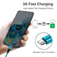 thumbnail image 3 of Charging Block,Type C Charger Block Fast Charging HopePow 3PCS 1A/5V Usb Wall Charger Block Adapter Plug with 3PCS Type C Charging Cables 6ft USB C Cable High Speed Android Charger Phone Cords Type C, 3 of 12