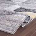 thumbnail image 4 of World Rug Gallery Contemporary Distressed Circle Area Rug - YELLOW 2'x7', 4 of 8