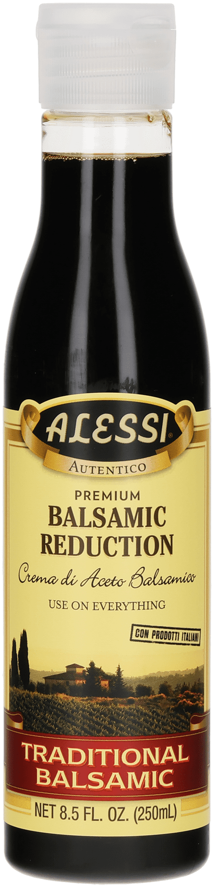 (2 pack) Alessi Premium Balsamic Vinegar Reduction, Traditional Balsamic, 8.5 fl oz