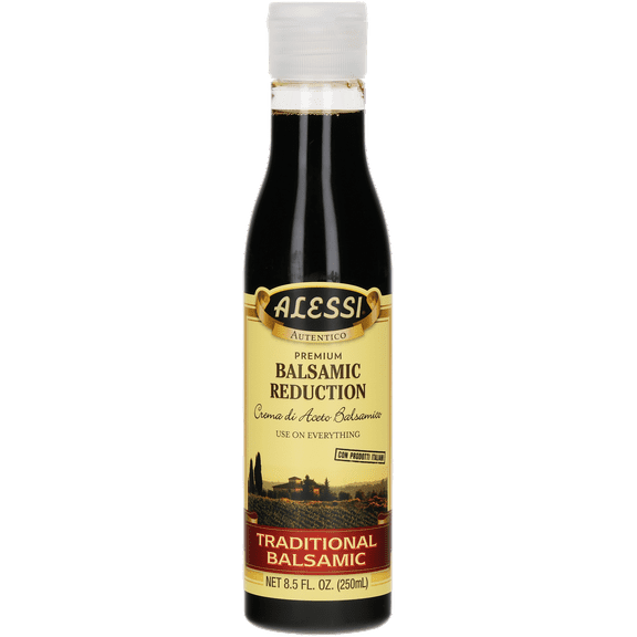 Alessi Premium Balsamic Vinegar Reduction, Traditional Balsamic, 8.5 fl oz