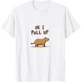 thumbnail image 1 of OK I Pull Up︰ Funny Capybara Meme for Animal Lovers Camiseta, 1 of 2