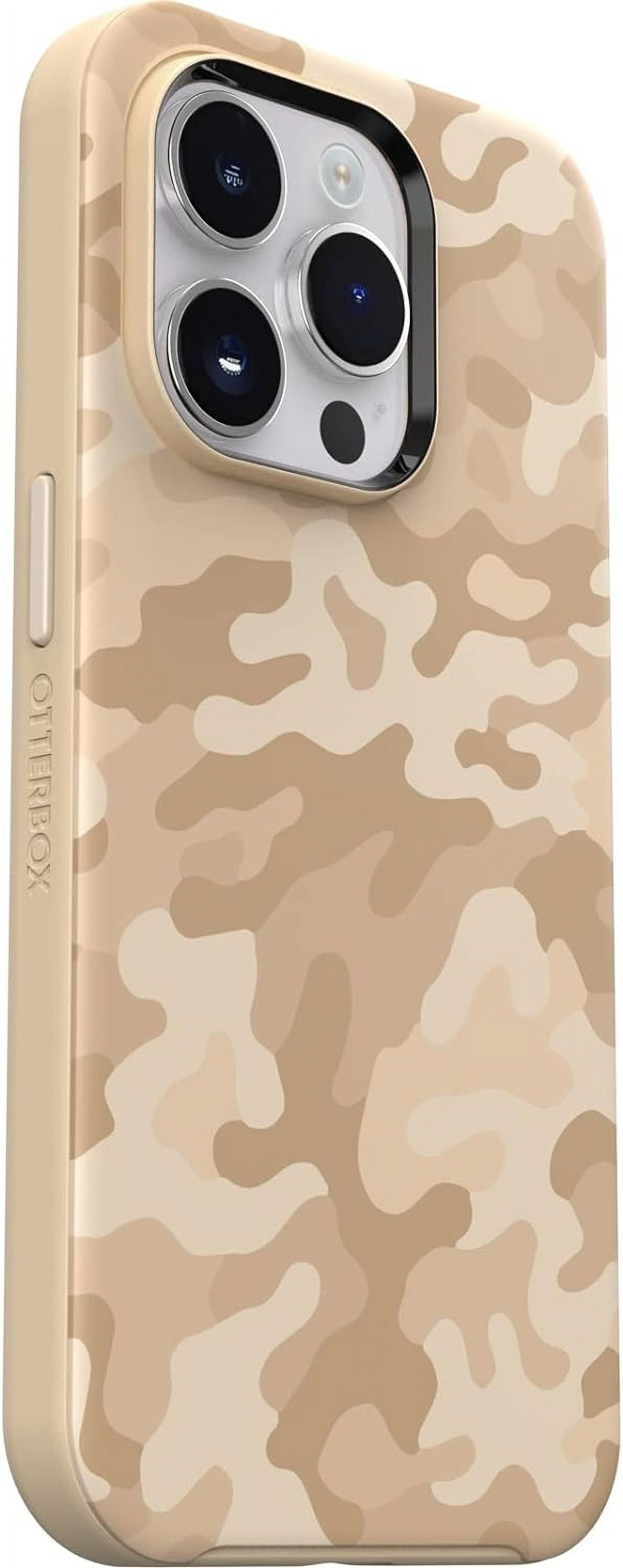 OtterBox SYMMETRY SERIES+ Case for Apple iPhone 14 Pro - Sand Storm Camo (Brown)