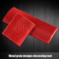 thumbnail image 2 of Pcs Rubber Wood Graining Wall Brushes Painting Tools Texture Pattern Buffing Tool Red, 2 of 4