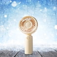 thumbnail image 5 of Handheld Mini Fan Mini Handheld Fan Handheld Fan Rechargeable Portable Mini Fan Handheld Fan With Cooling Plate Handheld Fan Handheld Fans Bulk Personal Fan Orange, 5 of 7