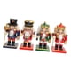 thumbnail image 2 of Figuras de soldados de madera navideños, decoración de mesa, base versátil y estable, 16cm 4 Piezas, 2 of 9