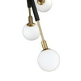 thumbnail image 2 of Kendal Lighting Ambience 13-Light Black and Brass Pendant, 2 of 2