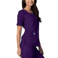 thumbnail image 3 of Adar Universal Women's V-Neck Scrub Top, Adult, 3 of 7