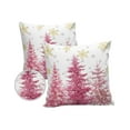24x24 Outdoor Pillow Covers Set of 2 Christmas Tree Snowflake Outdoor
