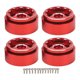 thumbnail image 2 of Llantas de rueda Beadlock para Coche RC, llantas de Aleacio de aluminio de 4 pianas, pianas de repuesto Mejoradas para Coches RC 1/18, 2 of 7