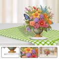 thumbnail image 3 of Adornos de pintura diamantes Btafrte Serie Flores y Plantas con Mariposa lirio LL029, 3 of 9