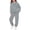 AB30 Grey, variant on Bainana Girls Athletic Outfit Set Solid Color Long Sleeve Hoodies And Pants 2 Pieces Set Comfortable Sports Fall Outfits For Kids Size 2-13 Years