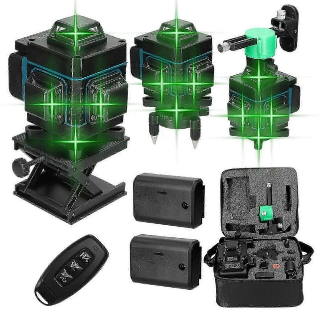 16 Lines Laser Level 3 Self-leveling Function Leveling Tool Omnidirectional Ground Wall Sticker Vertical Horizontal Laser Level