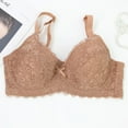thumbnail image 3 of Aofany Womens Plus Size Bras Women's Lace Bra Full Coverage Padded Push Up Underwired for Everyday Comfort, Adjustable Spaghetti Strap, 34C-48E, 3 of 7