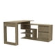 thumbnail image 2 of Escritorio En L Alteza Café Claro Virtual Muebles, 2 of 6
