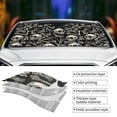 thumbnail image 5 of XMXT Car Sun Shade Windshield, Eyeballs Skulls Bones Print Sunshade for Car Windshield Sun Shades for Car SUV Truck, s, 5 of 9
