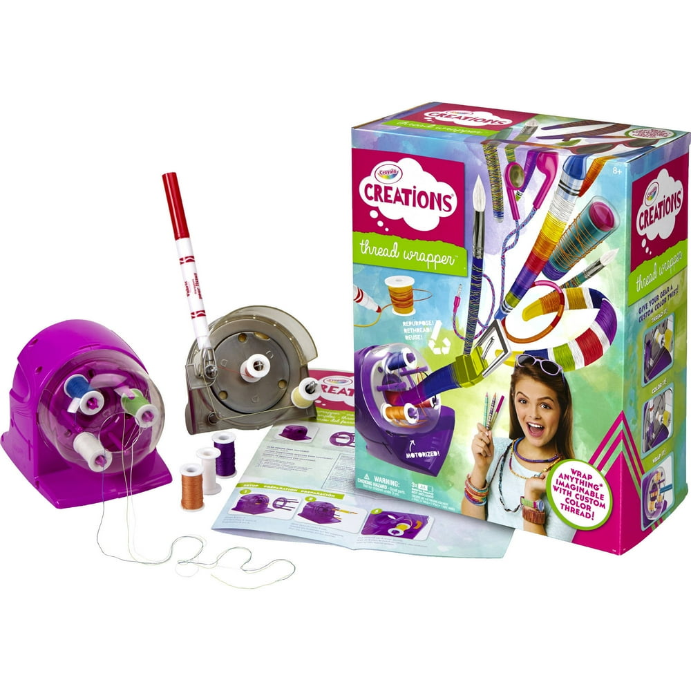 Crayola Creations Magic Thread Wrapper, Multicolor, Ages 8-11, Unisex ...