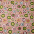thumbnail image 3 of Cotton Tablecloth Circles Print Pink, 3 of 3