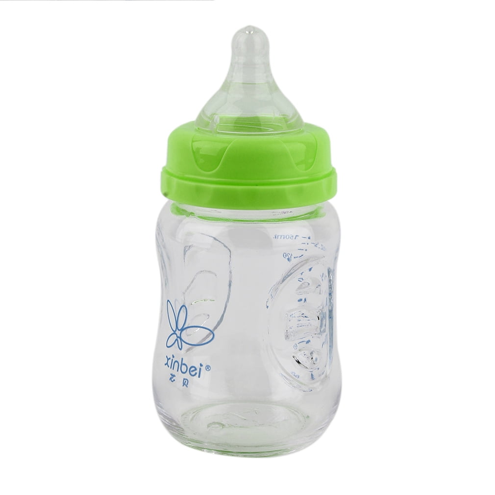 Infant Newborn Toddler Breast Milk Wide Mouth Feeding Bottle Thick Body