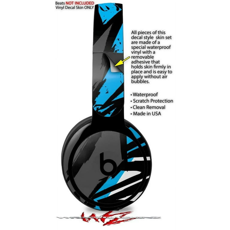 Skin Wrap for Beats Solo Pro Headphones Baja 0040 Blue Neon Skin Wrap for Beats Solo Pro Headphones Baja 0040 Blue Neon