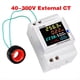 thumbnail image 2 of Medidor de Energía D52-2066, Monitor de Consumo Eléctrico de Riel DIN, Voltímetro de 100 A, Amperímetro de Vatios/KWh, Medidor de Potencia de Frecuencia B, 2 of 5